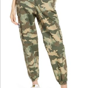 Adidas camo track pants
